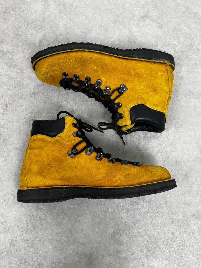 Stone Island Yellow Mustard Suede Hiking Boots ytgXbSX 3