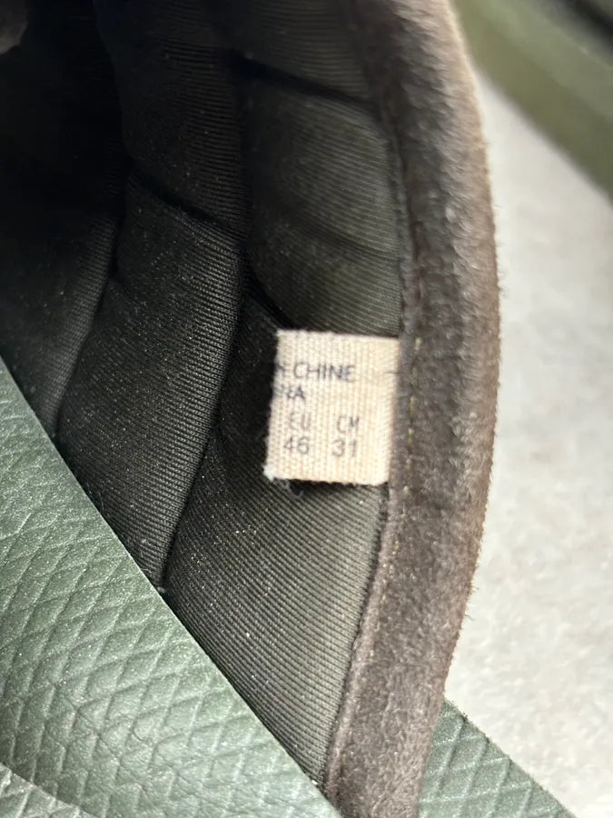 Suicoke Olive Green Nylon Slides Velcro Strap Size 46 duEyvnT 14