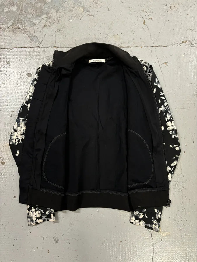 SS2018 Givenchy Sample Black Floral Track Jacket  ciODjpG 7