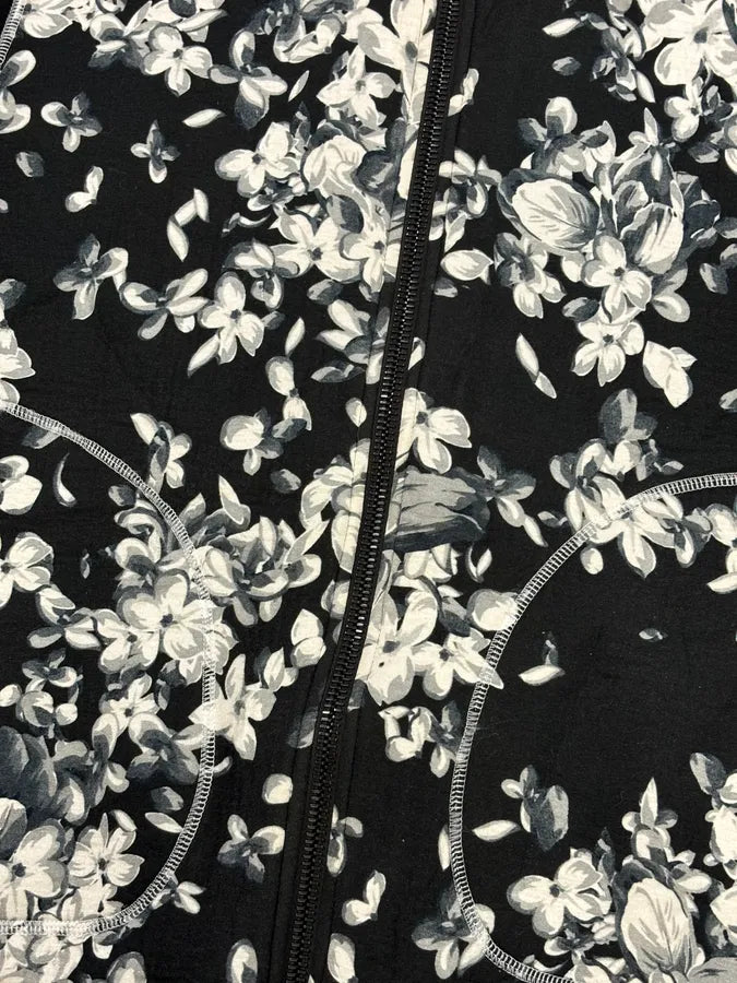 SS2018 Givenchy Sample Black Floral Track Jacket  ciODjpG 8