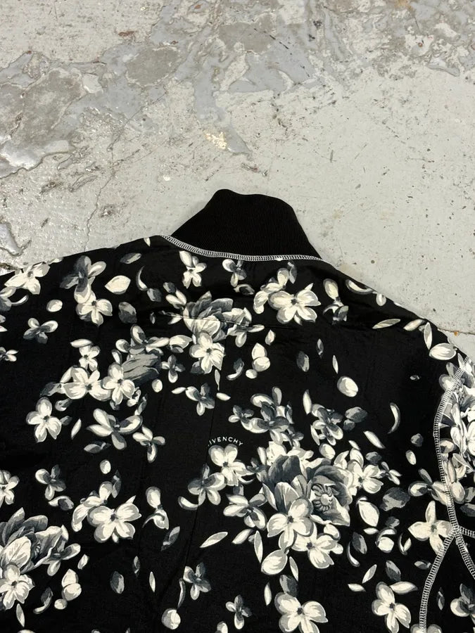 SS2018 Givenchy Sample Black Floral Track Jacket  ciODjpG 6