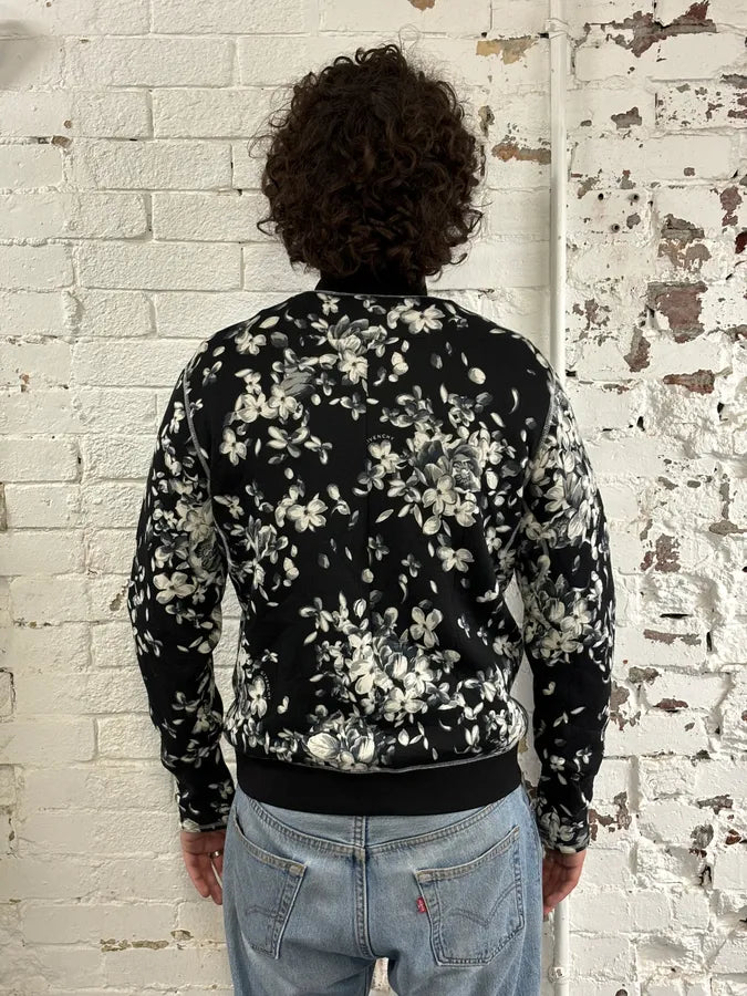 SS2018 Givenchy Sample Black Floral Track Jacket  ciODjpG 2