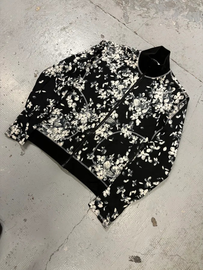 SS2018 Givenchy Sample Black Floral Track Jacket  ciODjpG 3