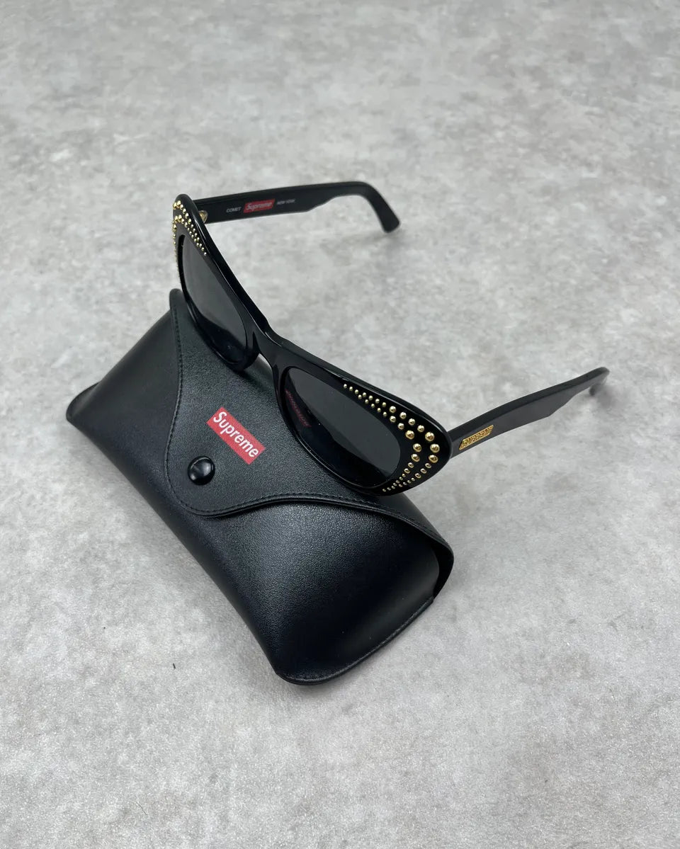 Supreme Black Golden Studded Sunglasses wFBJhja 1