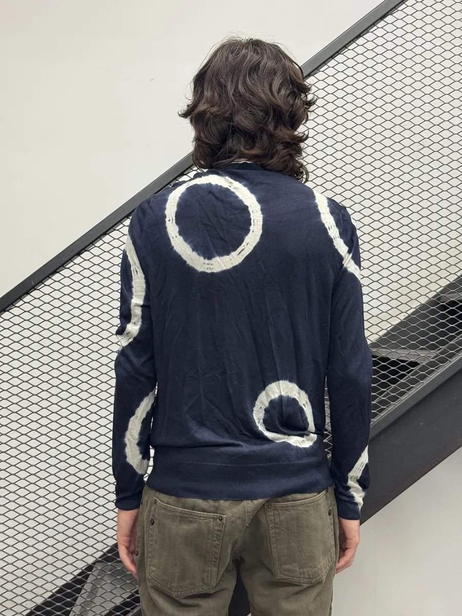 Hermès Silk Navy Circle Sweater SNVeUxI 2