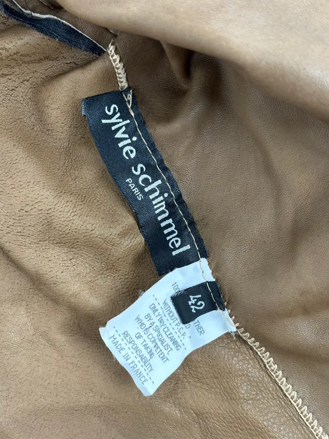 Sylvie Schimmel Brown Eroded Suede Shirt rZXHwLC 9