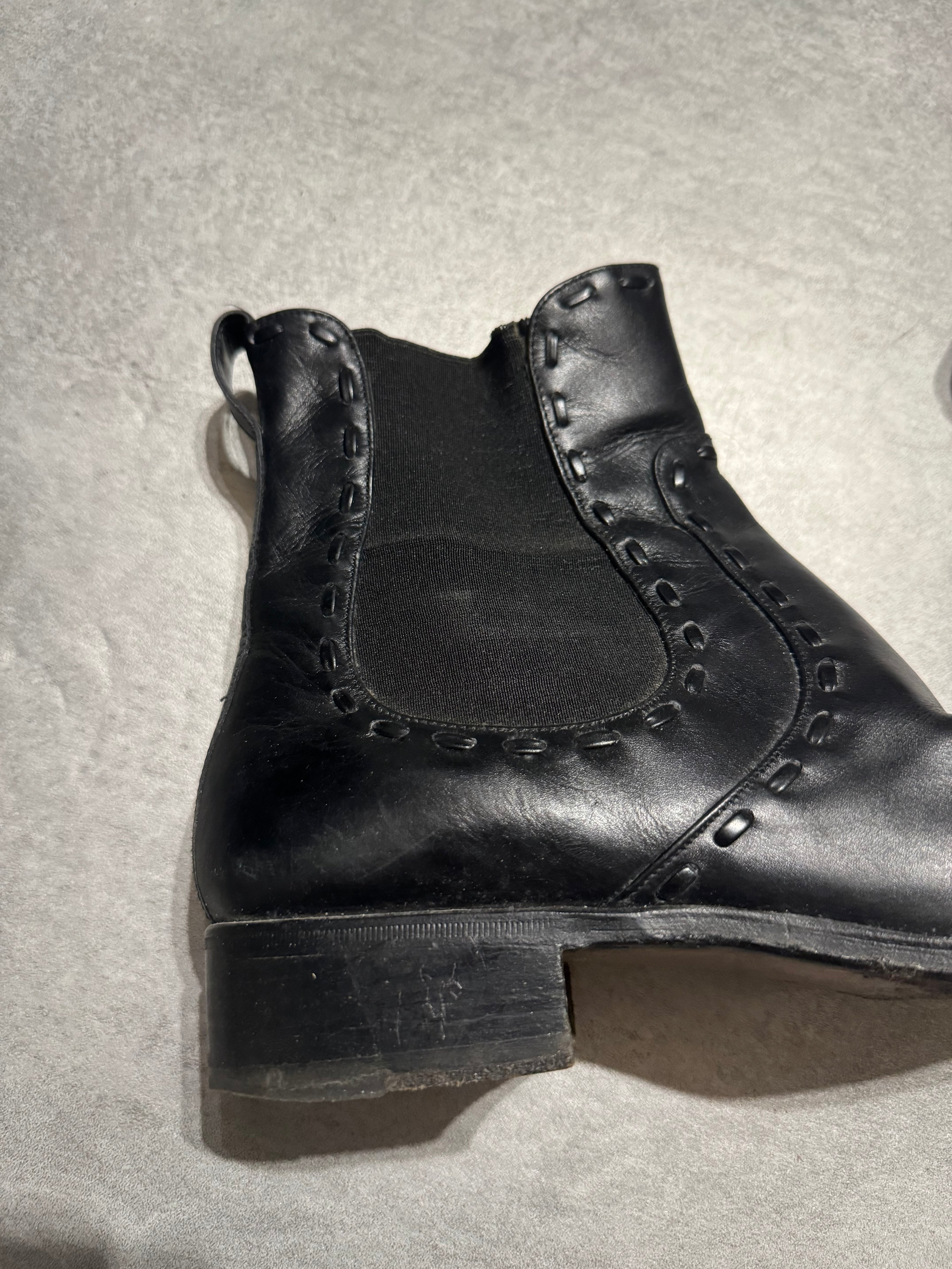 2000s Yves Saint Laurent French Black Boots (44,5) - 5
