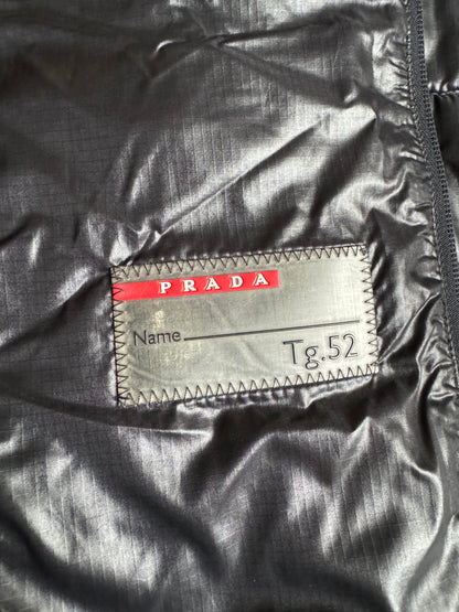 AW2009 Prada Light Tactical Black Puffer Jacket (L) - 5