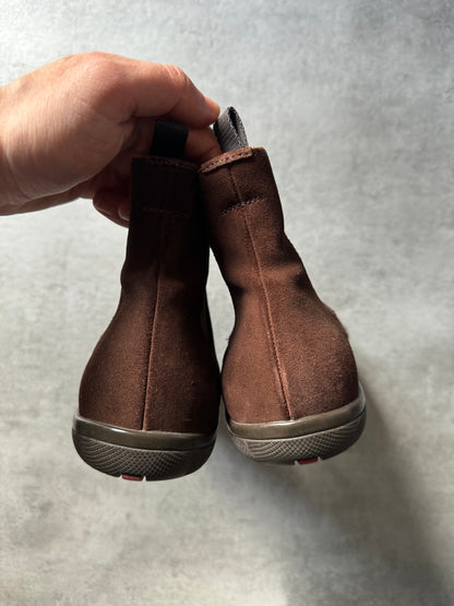 1990s Prada Brown Soft Boots  (44,5) - 6