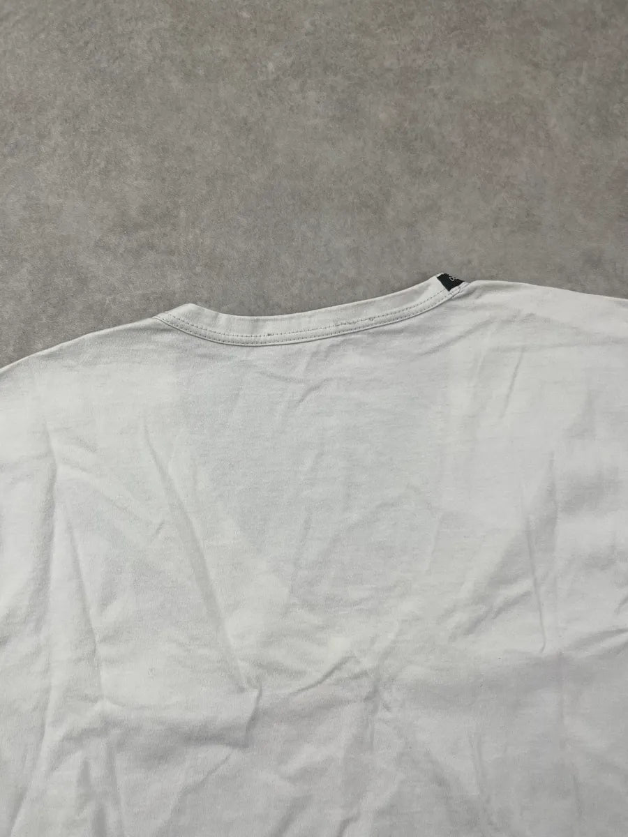 2000s Dolce & Gabbana Combate White V Neck T-Shirt pFxanAs 5