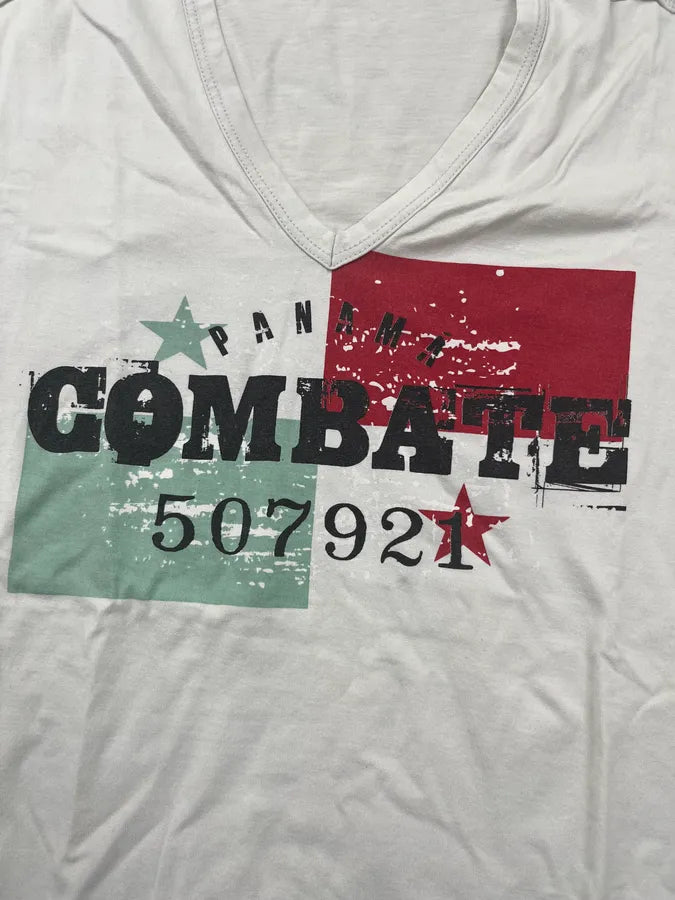 2000s Dolce & Gabbana Combate White V Neck T-Shirt pFxanAs 7