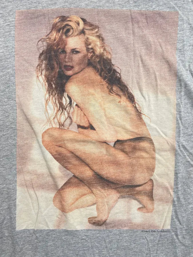 2000s Dolce & Gabbana Grey Kim Basinger Short Sleeves T-Shirt RgiYmju 4