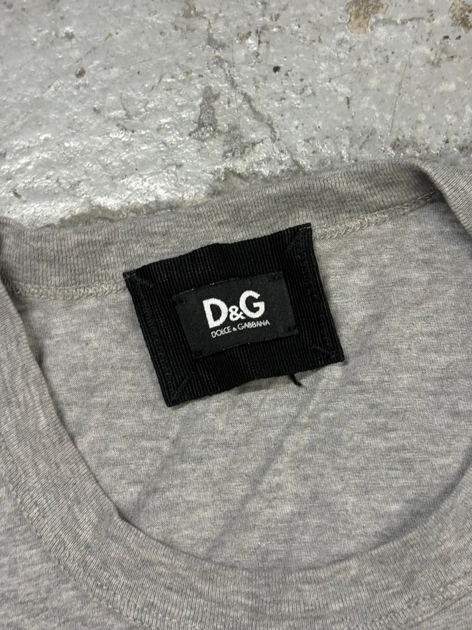 2000s  Dolce & Gabbana Grey Fiorucci Sexy T-Shirt gfzUarm 7