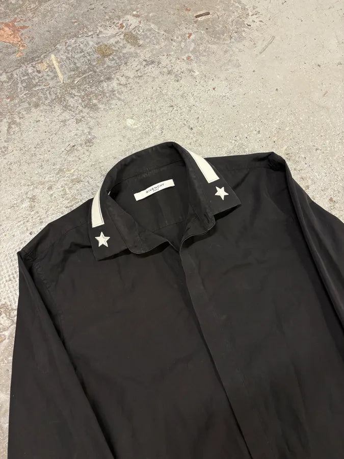 SS2016 Givenchy Black Star Shirt by Riccardo Tisci wbnWHPT 4