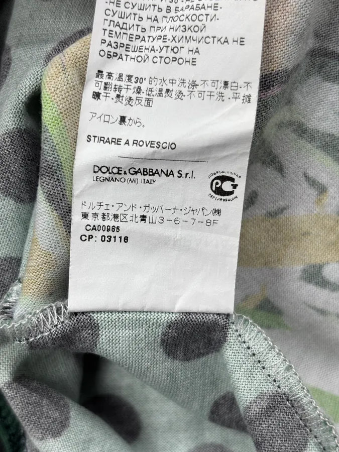 2010s Dolce & Gabbana Polka Dot Black & White Cactus T-Shirt kgtHZrA 9