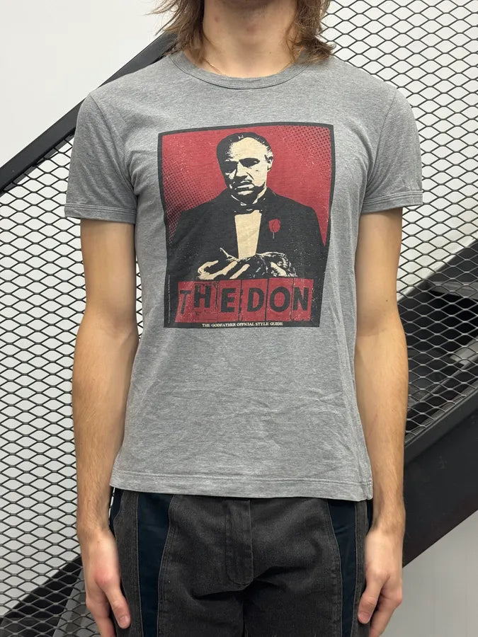 2000s Dolce & Gabbana Grey The Don Le Parrain T-Shirt  DqhuBvp 0