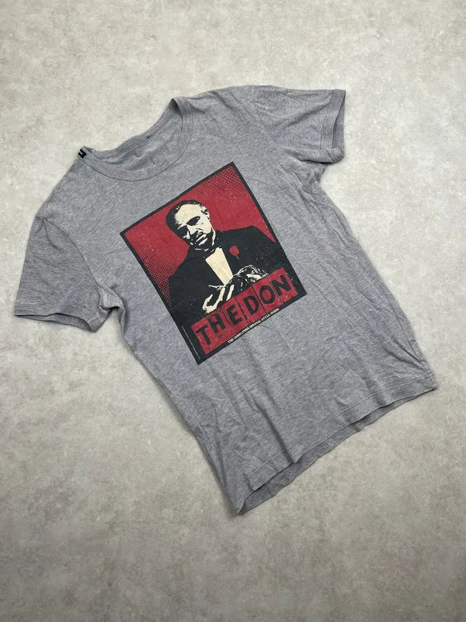 2000s Dolce & Gabbana Grey The Don Le Parrain T-Shirt  DqhuBvp 3