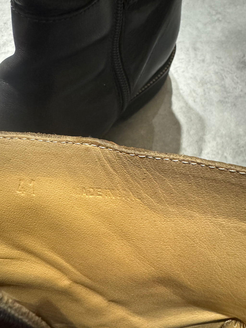 Maison Margiela Eroded Leather Strap Boots (41) - 6