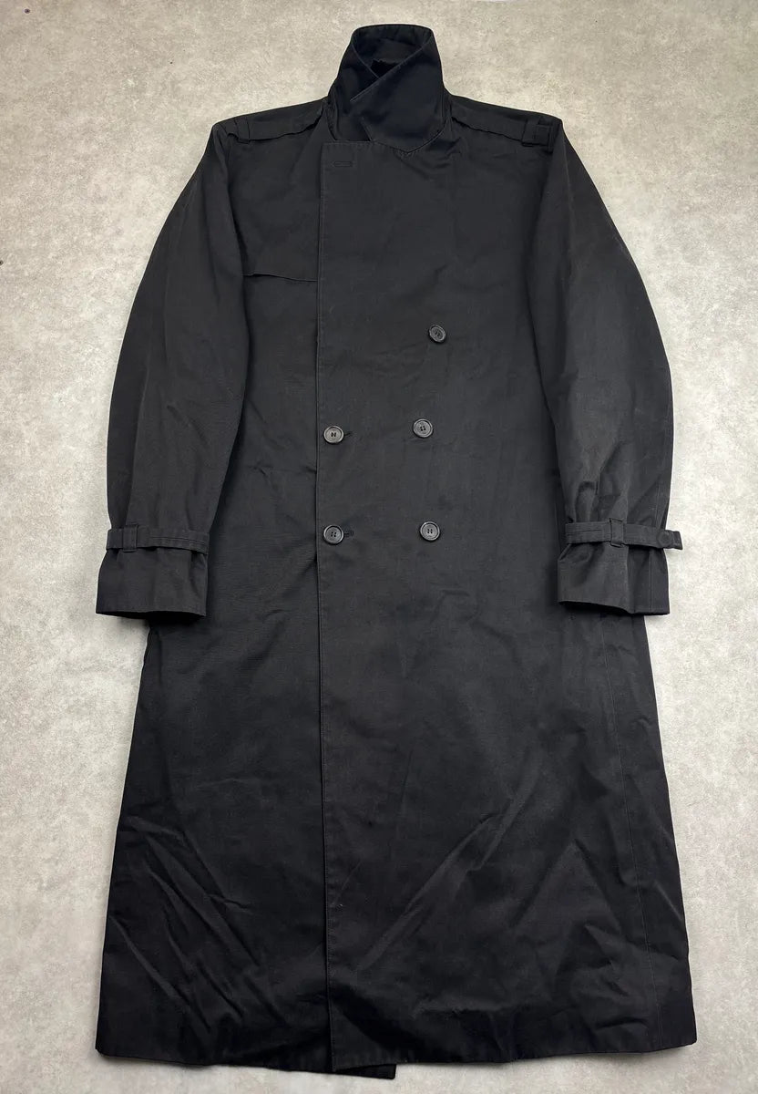 2000s Dior Homme Black Double-Breasted Long Coat tLkEitma 3