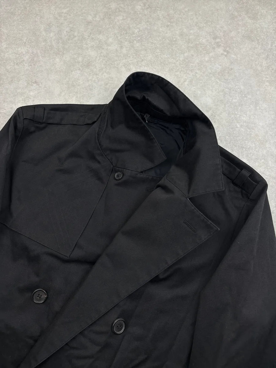 2000s Dior Homme Black Double-Breasted Long Coat tLkEitma 8