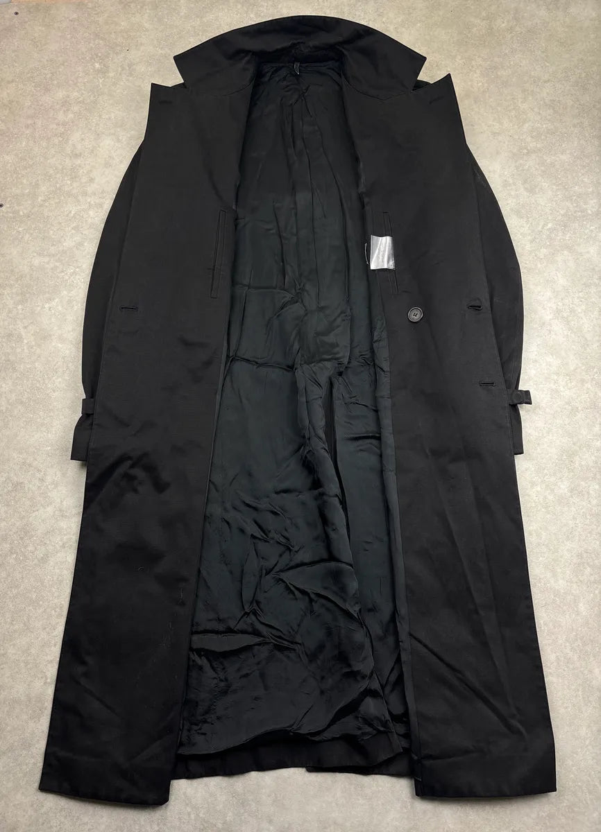 2000s Dior Homme Black Double-Breasted Long Coat tLkEitma 4