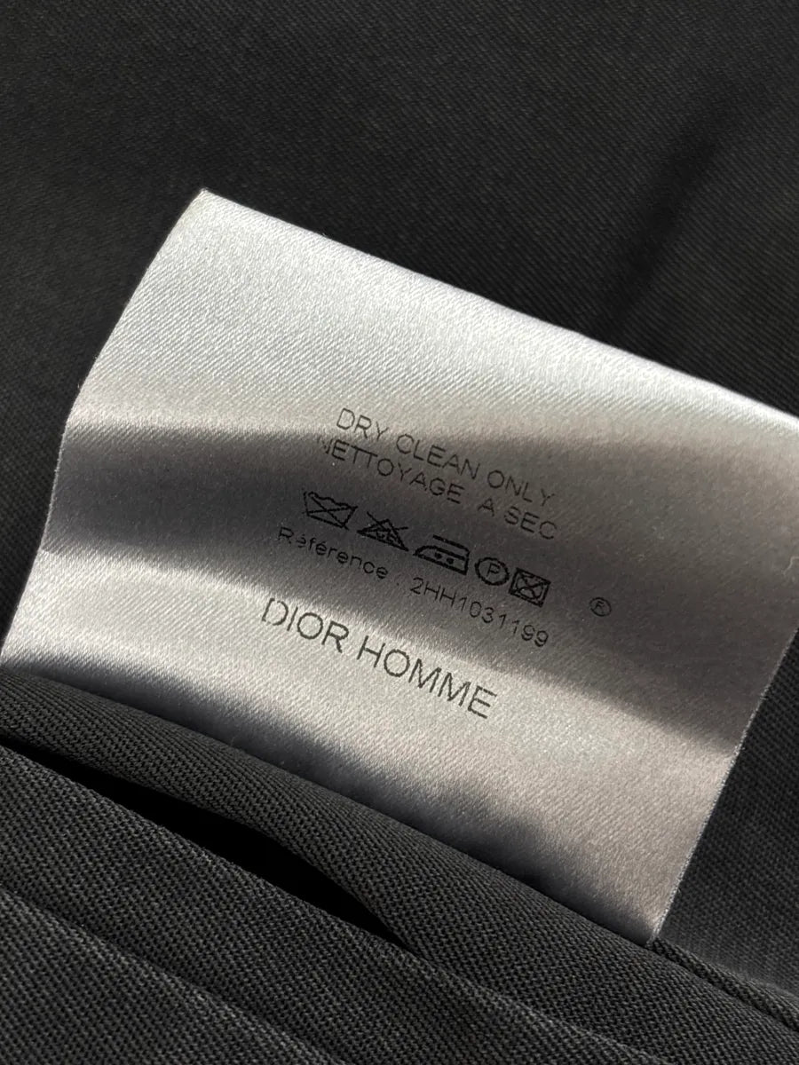 2000s Dior Homme Black Double-Breasted Long Coat tLkEitma 12