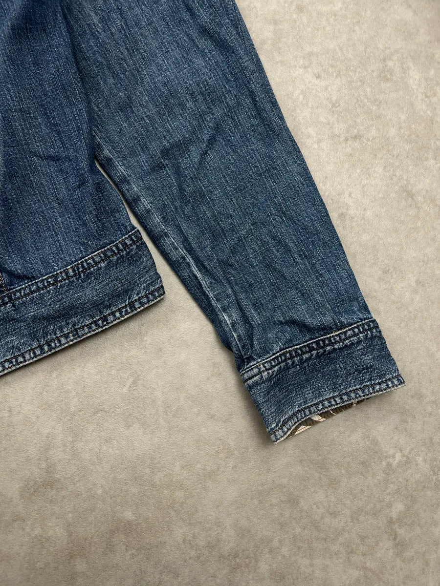SS2004 Dolce & Gabbana Zip Blue Denim Jacket tNtVOLMi 6