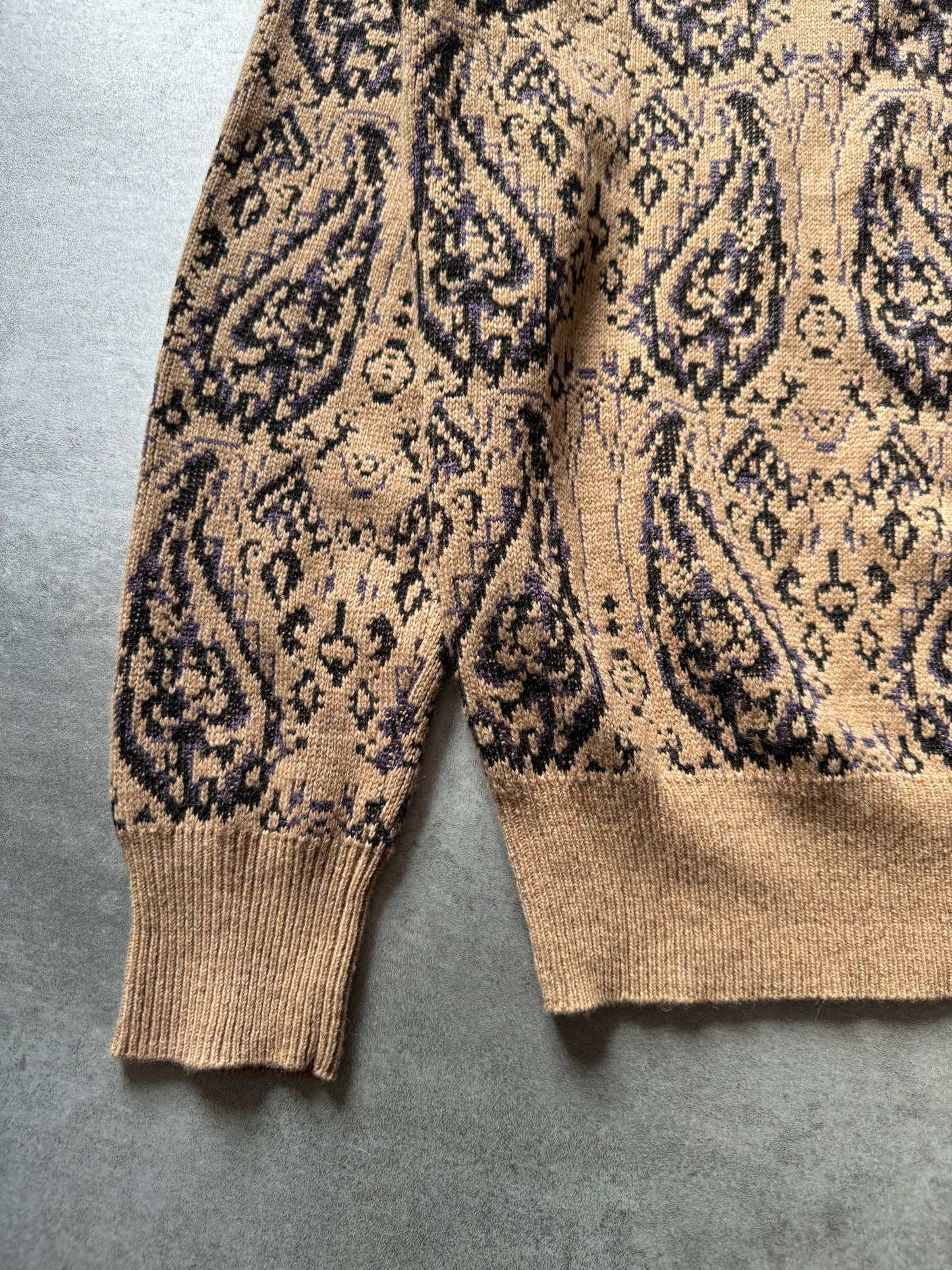 AW2018 Dries Van Noten Precise Camel Sweater (L) - 8