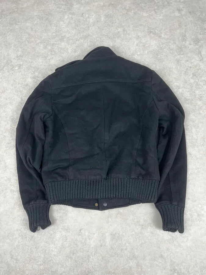 Takeshy Kurosawa Black Wool Minimalist Japanese Jacket xBsVRvP 6