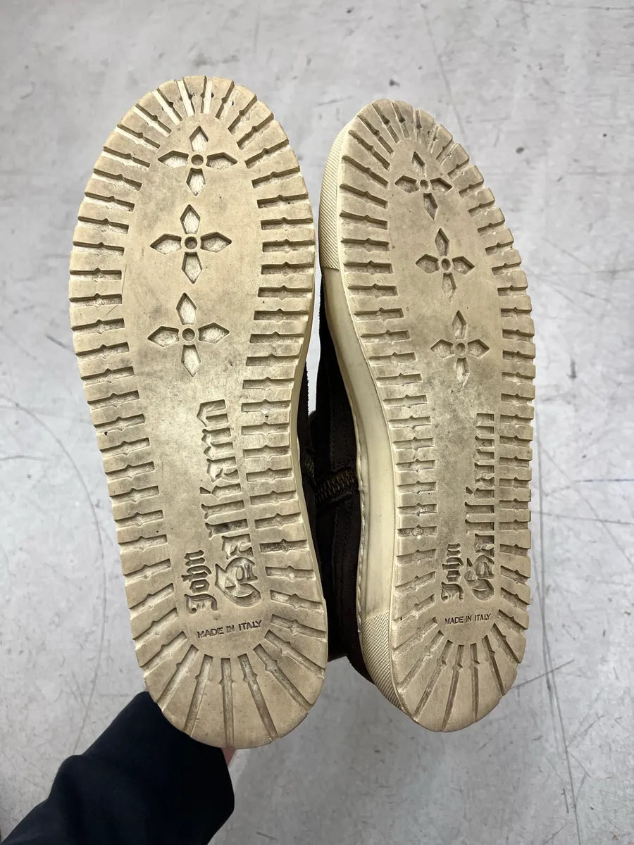 John Galliano Brown Suede Logo Sneakers tbSqcTTA 6