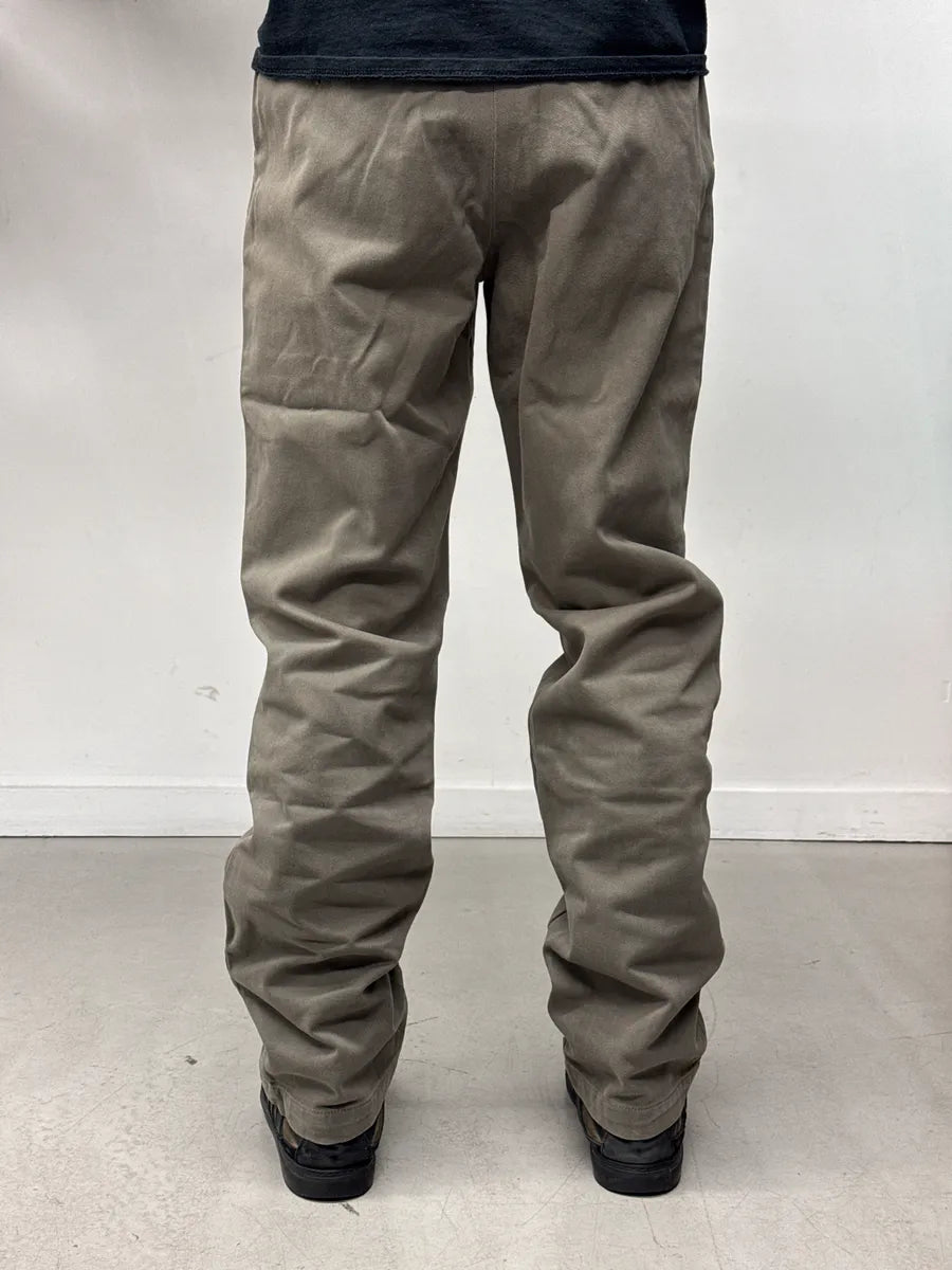 1990s Dolce & Gabbana Minimalist Taupe Pants tdruSrWB 3
