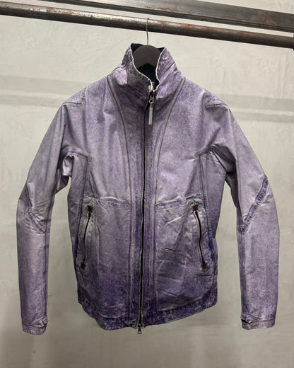 Isaac Sellam Versatil Reversible Purple Rain Avant Garde Leather Jacket (S/M) - 2