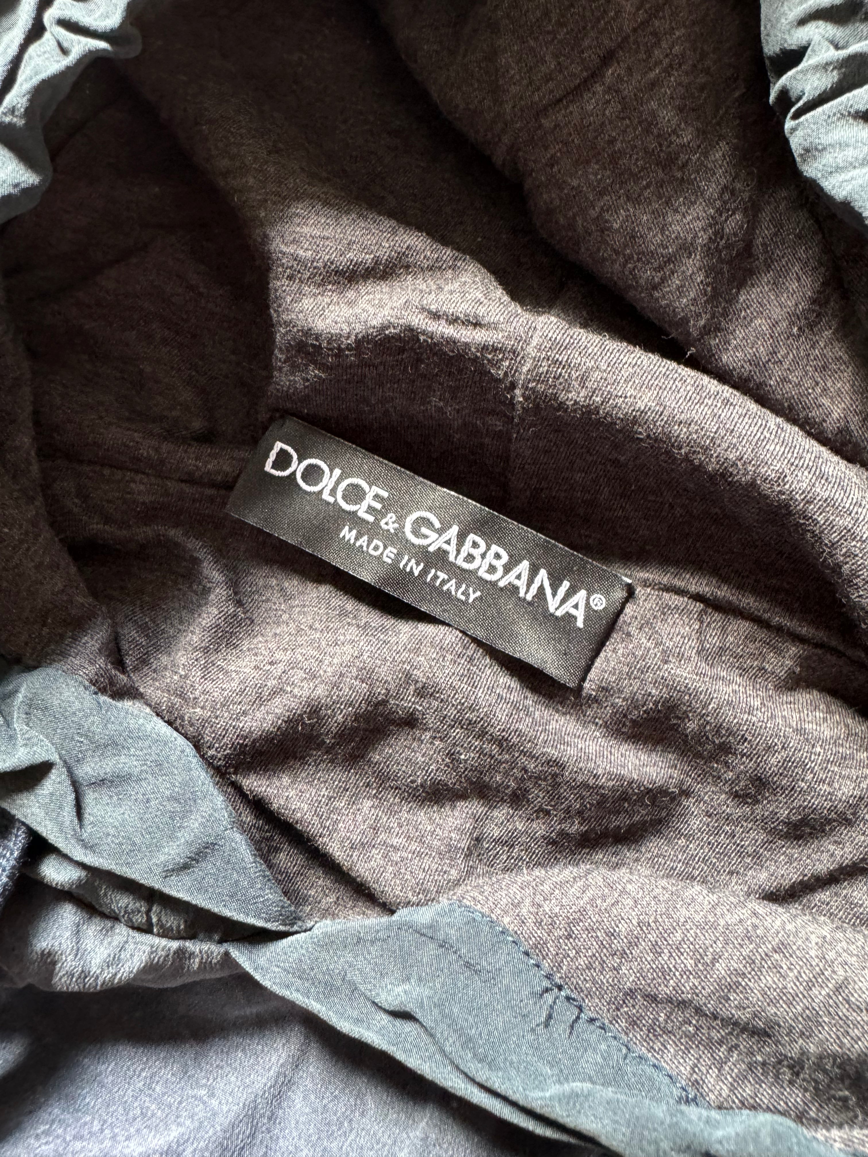 Dolce & Gabbana Playboy 1979 Cover Technical Silk Navy Sweater (S) - 5