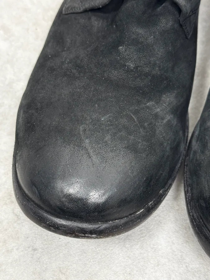 The Last Conspiracy Black Eroded Leather Boots lkQUhKc 5