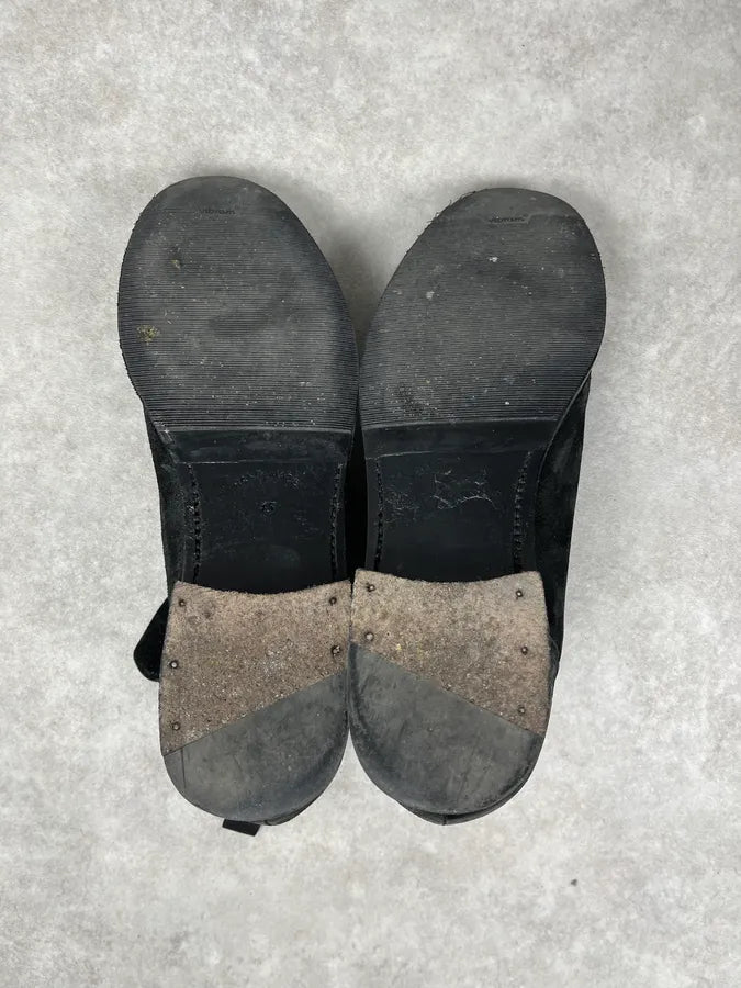 The Last Conspiracy Black Suede Leather Chelsea Boots LZaXKgs 6