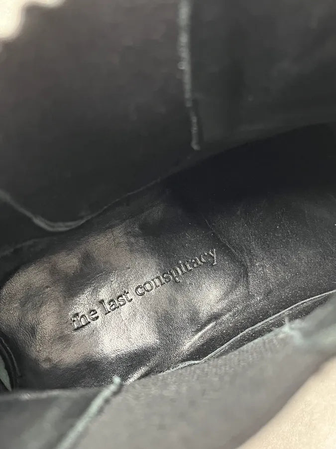 The Last Conspiracy Black Suede Leather Chelsea Boots LZaXKgs 8
