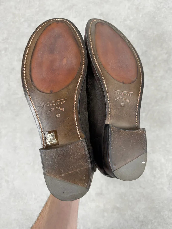 The Last Conspiracy Brown Eroded Irregular Leather Boots MPYgzFc 6