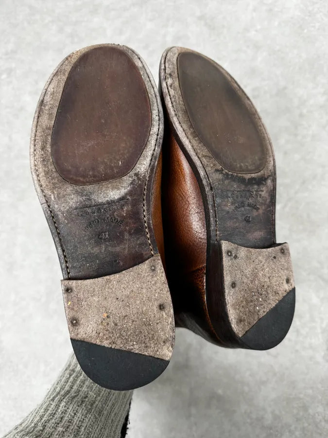 The Last Conspiracy Brown Gradient Leather Boots CCNBsPN 9