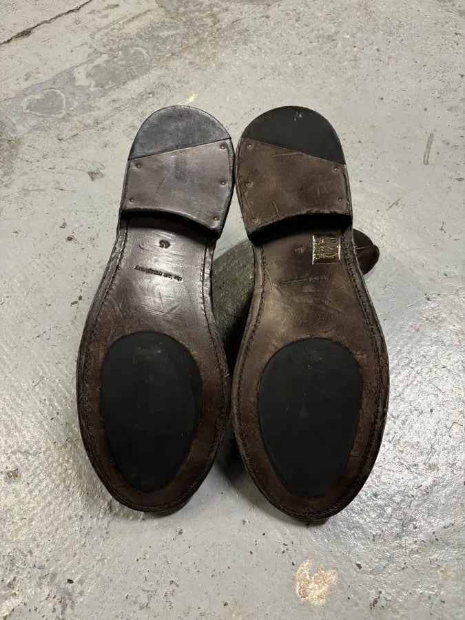 The Last Conspiracy Brown Eroded Suede Leather Chelsea Boots DyBjoMr 12