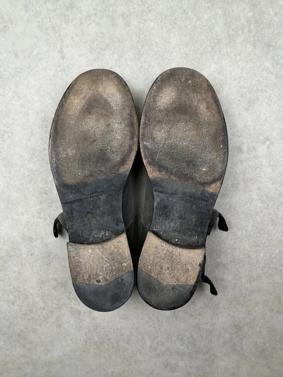 The Last Conspiracy Grey Suede Leather Chelsea Boots wPwKTzH 6