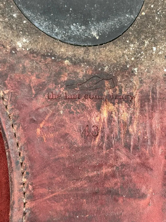 The Last Conspiracy Red Suede Leather Tornado Boots ZzdNwXf 7