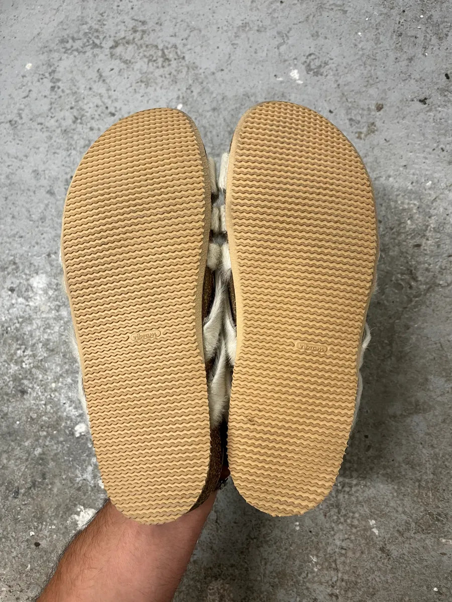 The Last Conspiracy White Pony Hair Sandals ypdQJlt 4