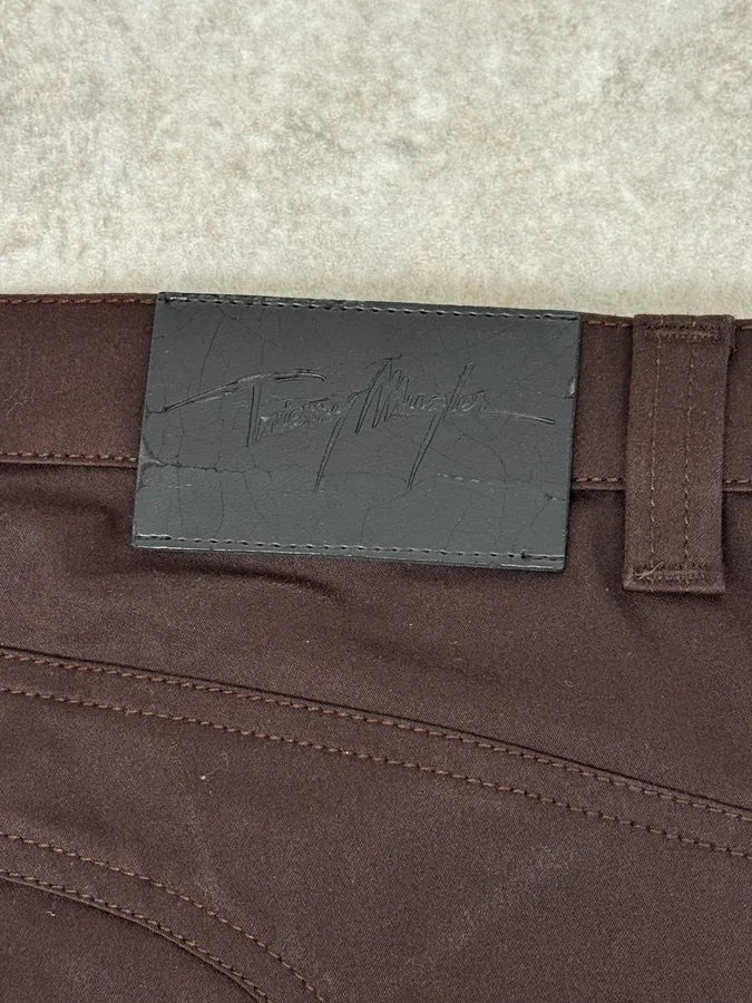 Thierry Mugler Brown Avant-Garde Pants VsHpDdR 7