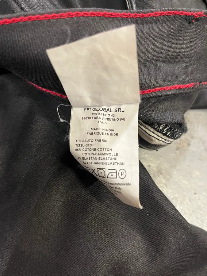 2000s Marithé + François Girbaud Black Waxed Dark Pants RKQSwmM 12