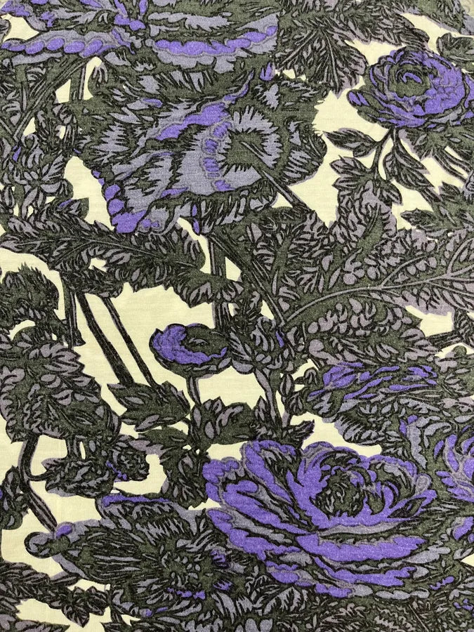 Dries Van Noten Purple Floral Obscure Tank Top (S) PfgfIoQ 3