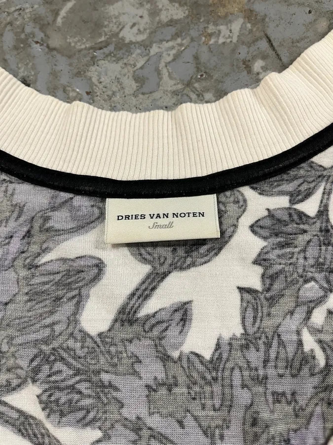 Dries Van Noten Purple Floral Obscure Tank Top (S) PfgfIoQ 4