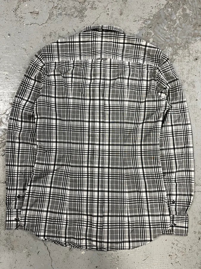 FW2005 Dolce & Gabbana Checkered Grey & White Shirt jxSUsjY 5