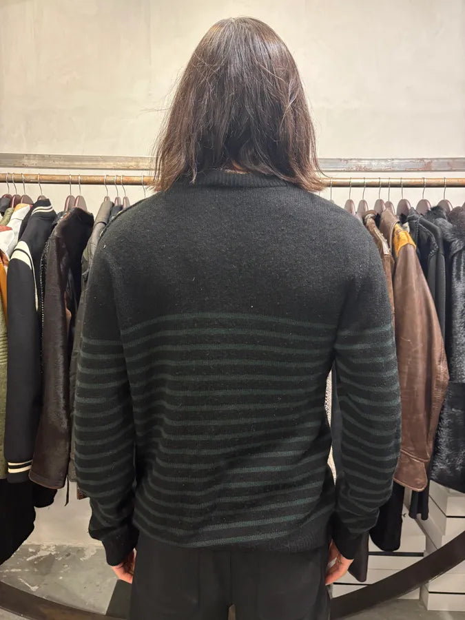 Balmain Buttoned Black Striped Sweater ivIAAfq 2