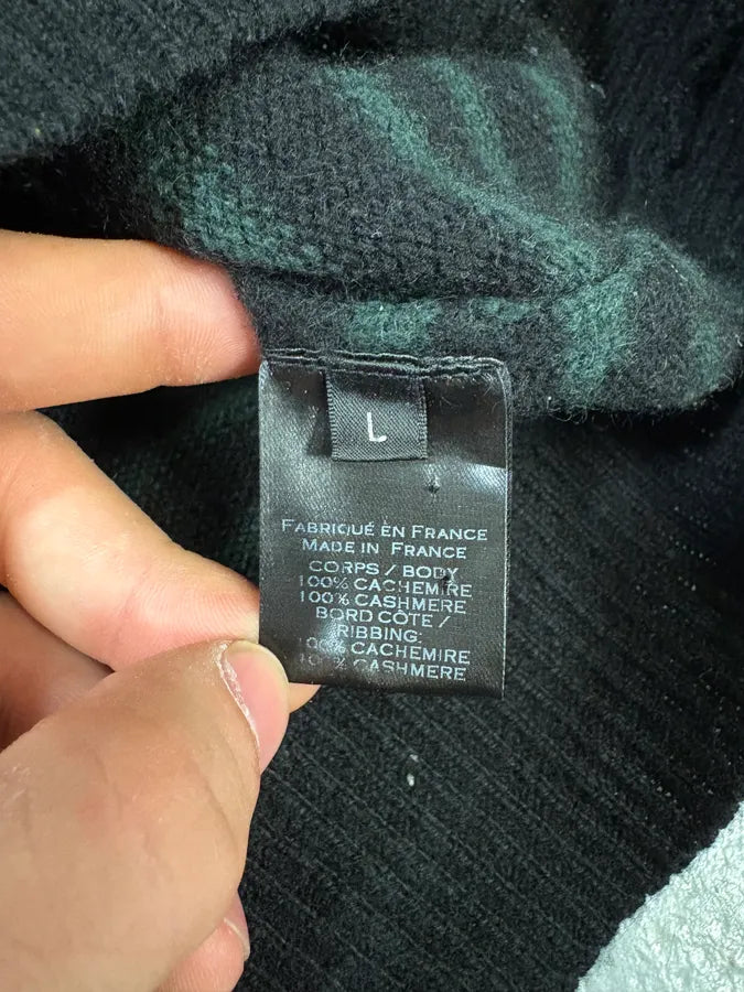 Balmain Buttoned Black Striped Sweater ivIAAfq 9