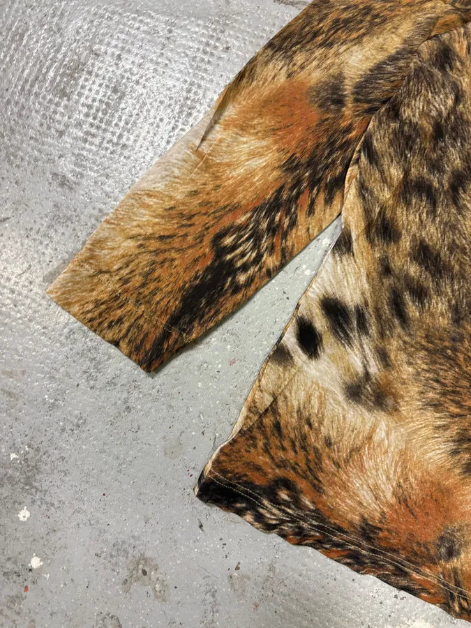 2000s Cavalli Fur Effect Savage Top eGdwzPF 4